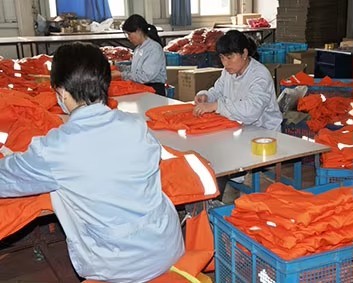 In Stock Men Hi Vis Workwear Safety Jacket Two Tone Top Waterproof Reflective Jacket