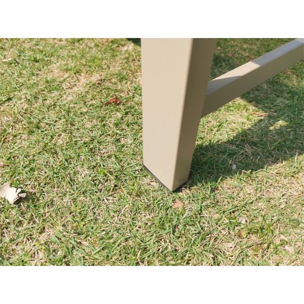 Upgrade Your Beach and Pool Experience with this Metal Outdoor Patio Wave Chaise Lounger