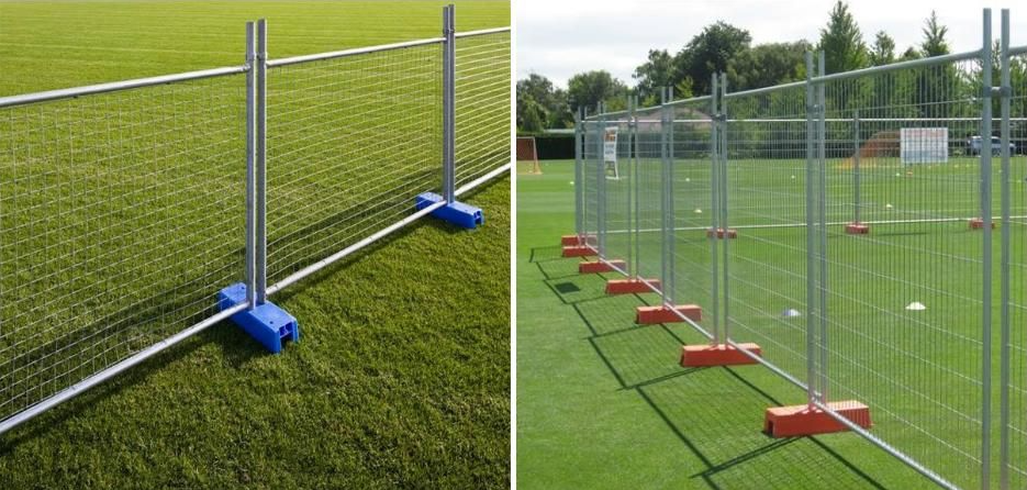 Australia Compliant  Anti Climb Temporary Fence Panel Adjustable Mesh Steel Frame