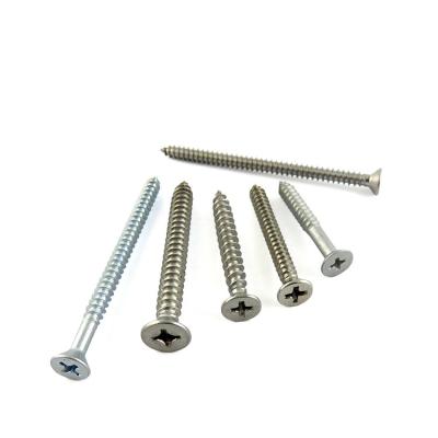 Pan de aço inoxidável Phillips Flat Head Screw Torx Square Drive Robertson Self Tapping Wood Screw