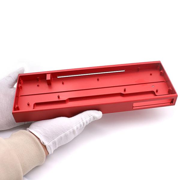 Usinage micro du service Ra3.2 de clavier de commande numérique par ordinateur anodisé par cas en aluminium