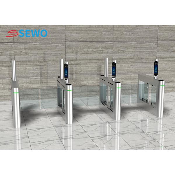 Stainless Steel Swing Barrier Turnstile 20-60people/minute Pedestrian Security Turnstiles