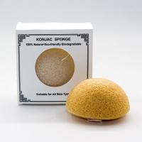 antibactérien konjac naturel Jelly Sponge konjac de souffle de demi boule de 7*7*3.5cm