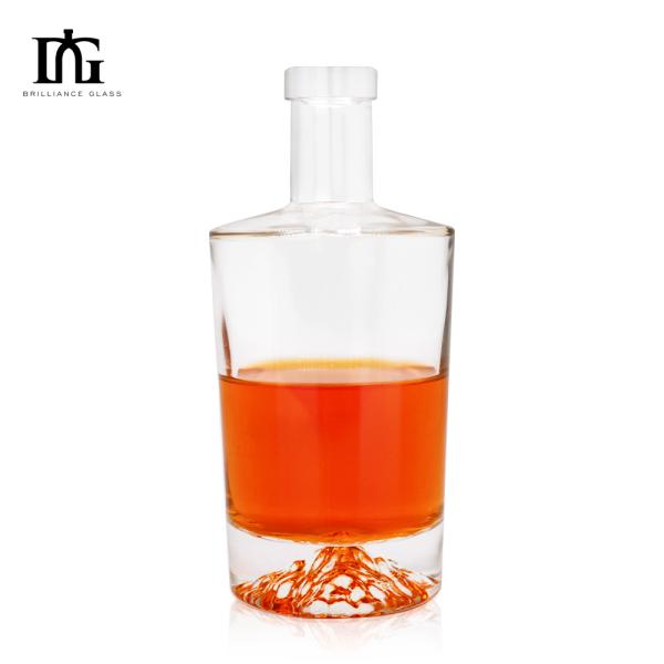 Glass Beverage Bottles 750ml Super Flint Vodka Alcohol Liquor 500ml Spirit Bottle 700ml