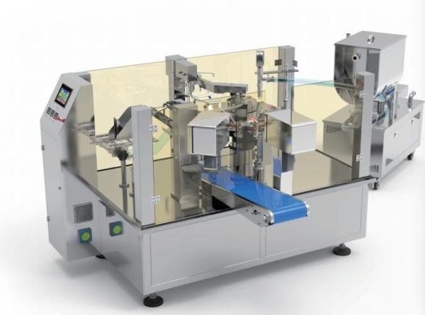 Empacotador automático do saco da máquina de enchimento do saquinho do grânulo da pipoca de Coffe de sal do cereal da farinha de aveia