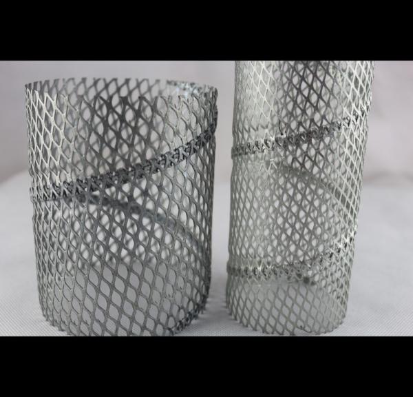 304 Perforated Stainless Steel Exhaust Tubing Custom Polished For Food Mining