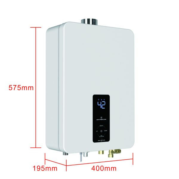 20L LED Display Natural Gas Whole House Tankless Hot Water Heater 20L Efficient