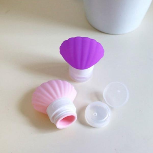 Portable Squeezable Luxury Silicone Travel Containers For Shower Cosmetics