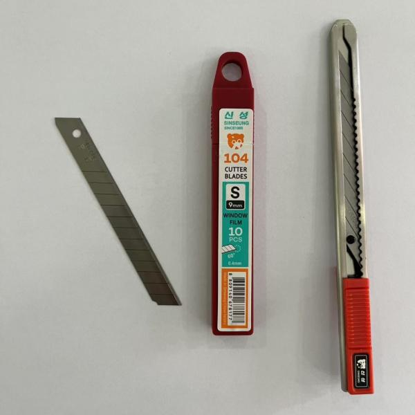 9mm Snap Off Cutter Knife Blade High Carbon Steel SK2 For Long Lasting Performance