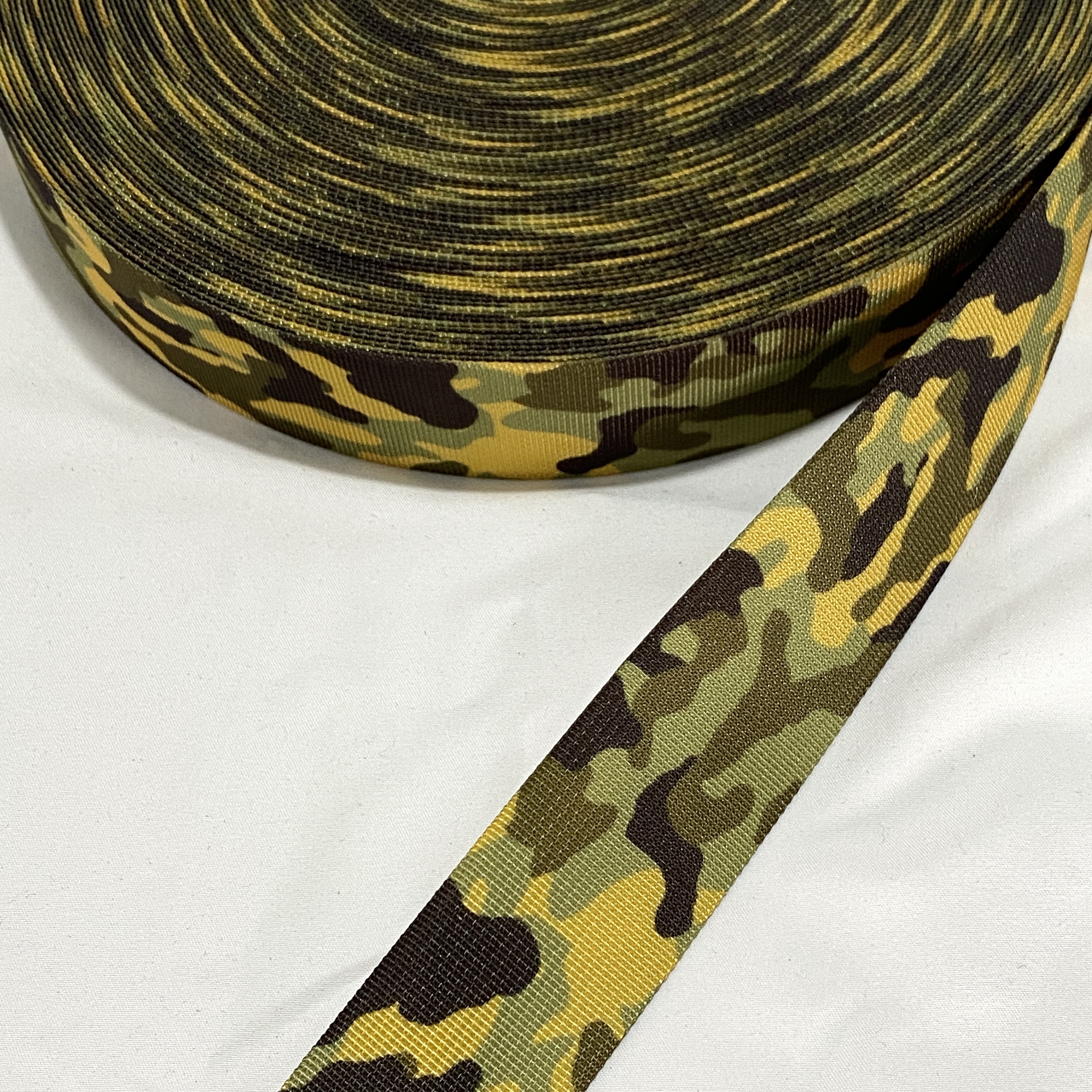 Camouflage Polyester webbing Camouflage Outdoor supplies Backpack belt Tactical clothing