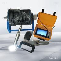Clear Image Borehole Inspection Camera Manual Winch Stainless Steel Under Water Well