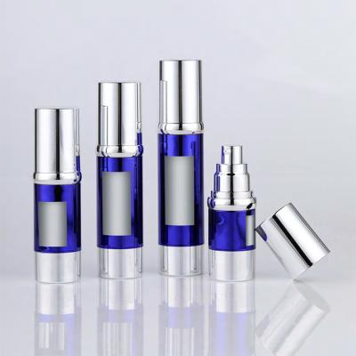 Garrafas plásticas cosméticas 15ml 30ml 40ml 50ml COMO a garrafa com bomba mal ventilada