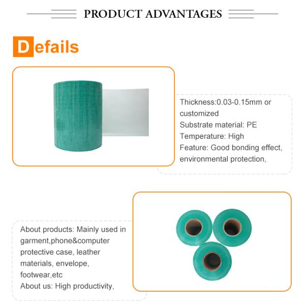 Супер тонкие TPU горячие плавят время 10sec склеивающей пленки просвечивающее в случаи Ipad