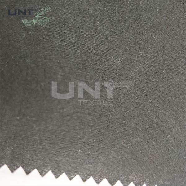 Polyester / Viscose Non-woven Double Side Fusible Interlining Fabric White Embroidery 45gsm Technics Item Facial
