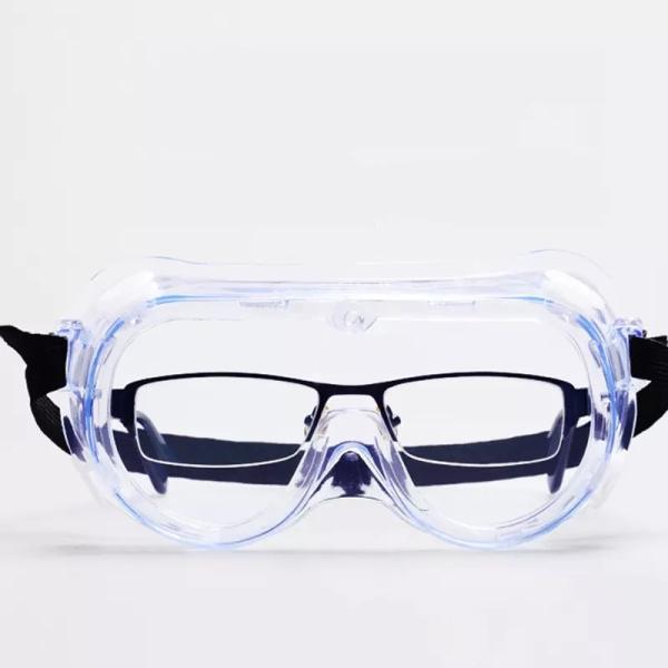 Anti Bacterial Medical Protective Goggles , Clear Surgical Protective Glasses