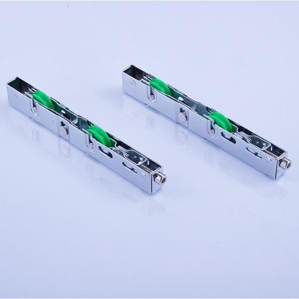 Зеленый материал пластмассы утюга размера роликов раздвижной двери 159×13×21mm