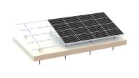 45 sistema Frameless do picovolt da estrutura de alumínio solar do grau 60M/S