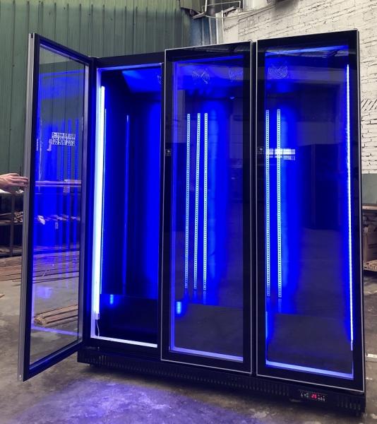 Bar Vertical Refrigerated Cooler Beer Bottle Display Fridge