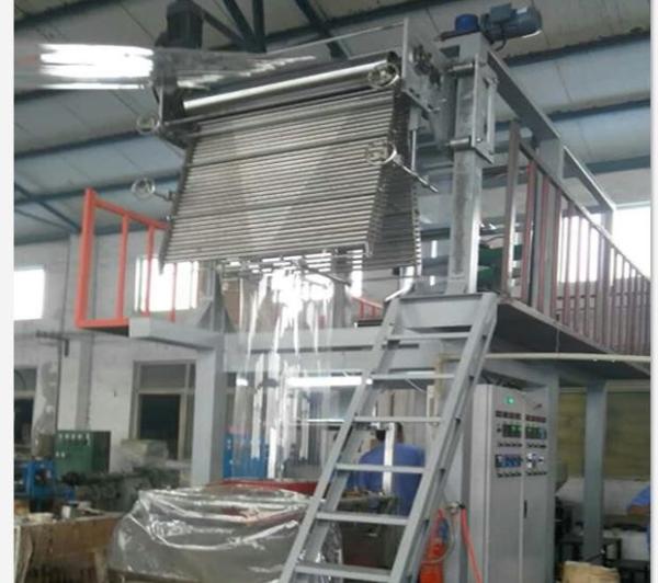 Durable Monolayer Blown Film Machine , Rotary Blowing Machine For PVC Film