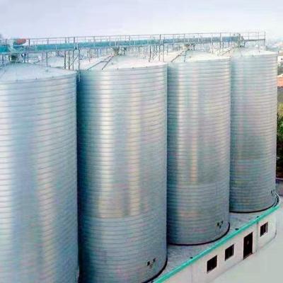 5000m3 Mondes Spiral Steel Silo , Galvanized Steel Grain Silo Storage