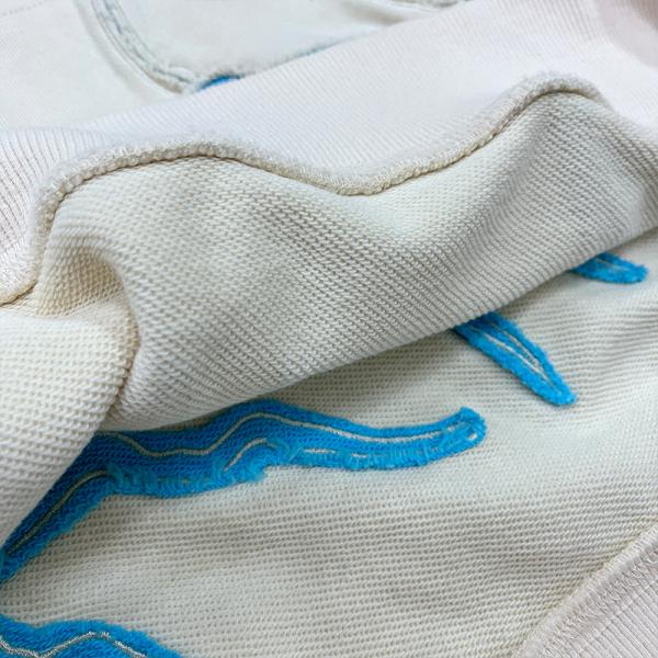 Embroidery personalizado Logotipo de dibujos animados de anime Pullover de socorro ropa callejera Pique Forro de algodón Hoodies Fabricantes