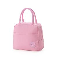 Bolso más fresco aislado rosado de encargo del almuerzo con el servicio del OEM para la escuela