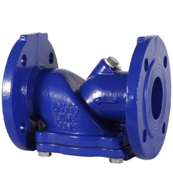 Válvula de retenção de flange oscilante de cerâmica operada manualmente PN10 de aço carbono de 4 polegadas