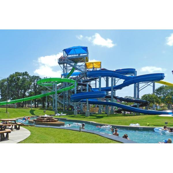 Carnaval Amusements Rides Parc de jouets aquatiques piscine pour enfants toboggan en fibre de verre à vendre