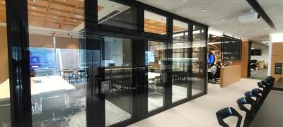 Anodized Aluminum Retractable Partition Wall For Office Commercial Spaces