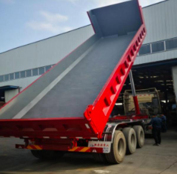 Self-unloading Semi Trailer Dump Truck Large Truck Trailer Semi Trailer for Africa