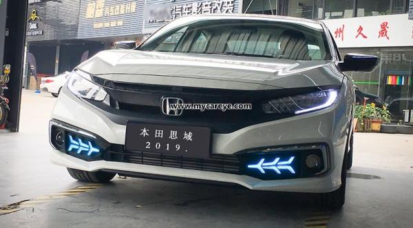 Honda Civic 2019 Car LED Daytime Running Lights DRL driving daylight