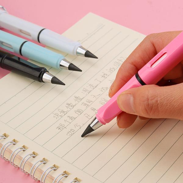 Plastic Body Standard Pencils Holder for 12 Colors Ink-Free Reusable Erasable Pencils