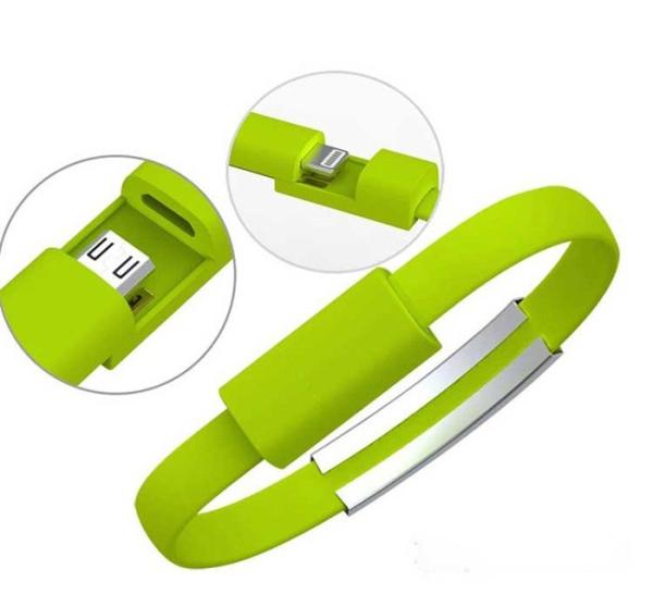 Mobile Phone Cable USB cable flat cable bracelet magnetic data line for mobilephone micro usb device