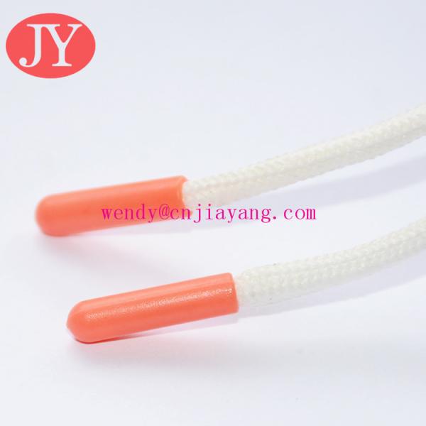 blue color ABS plastic shoelace tips Drawcord end cap tips