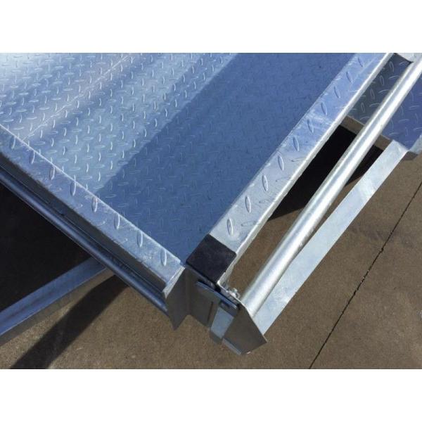 Steel 350 Sides 7x5 Off Road Box Trailer , Off Road Tandem Trailer Galvanized