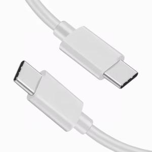 Cabo USB 2.0 Branco Tipo-C para Tipo-C USB C para C Cabo 3m Carregamento Rápido