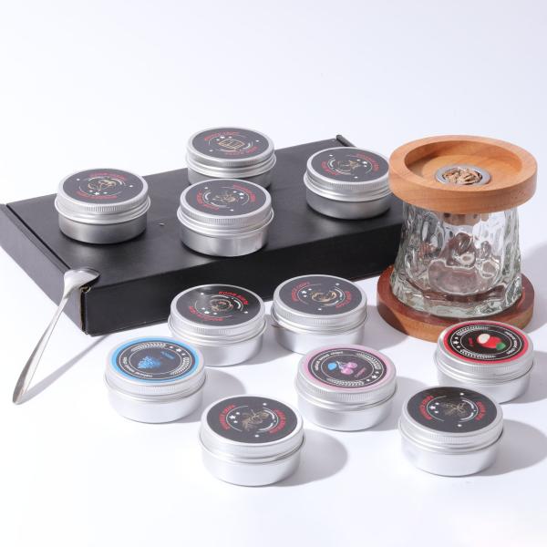 Herramientas de bar Premium Whiskey Chips de madera coctel fumador de chips de fruta de madera