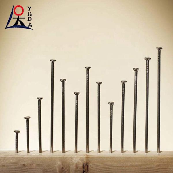 Building Construction Round Wood Nails Made Of Galvanized Steel