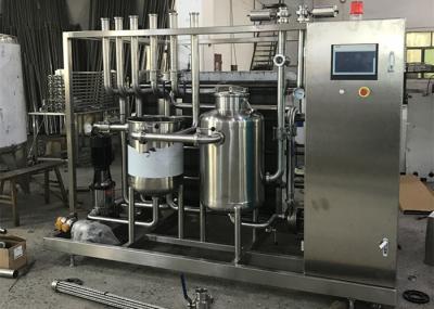 Juice Liquid UHT Milk Machine , Semi Automatic Plate Type Sterilizer Equipment