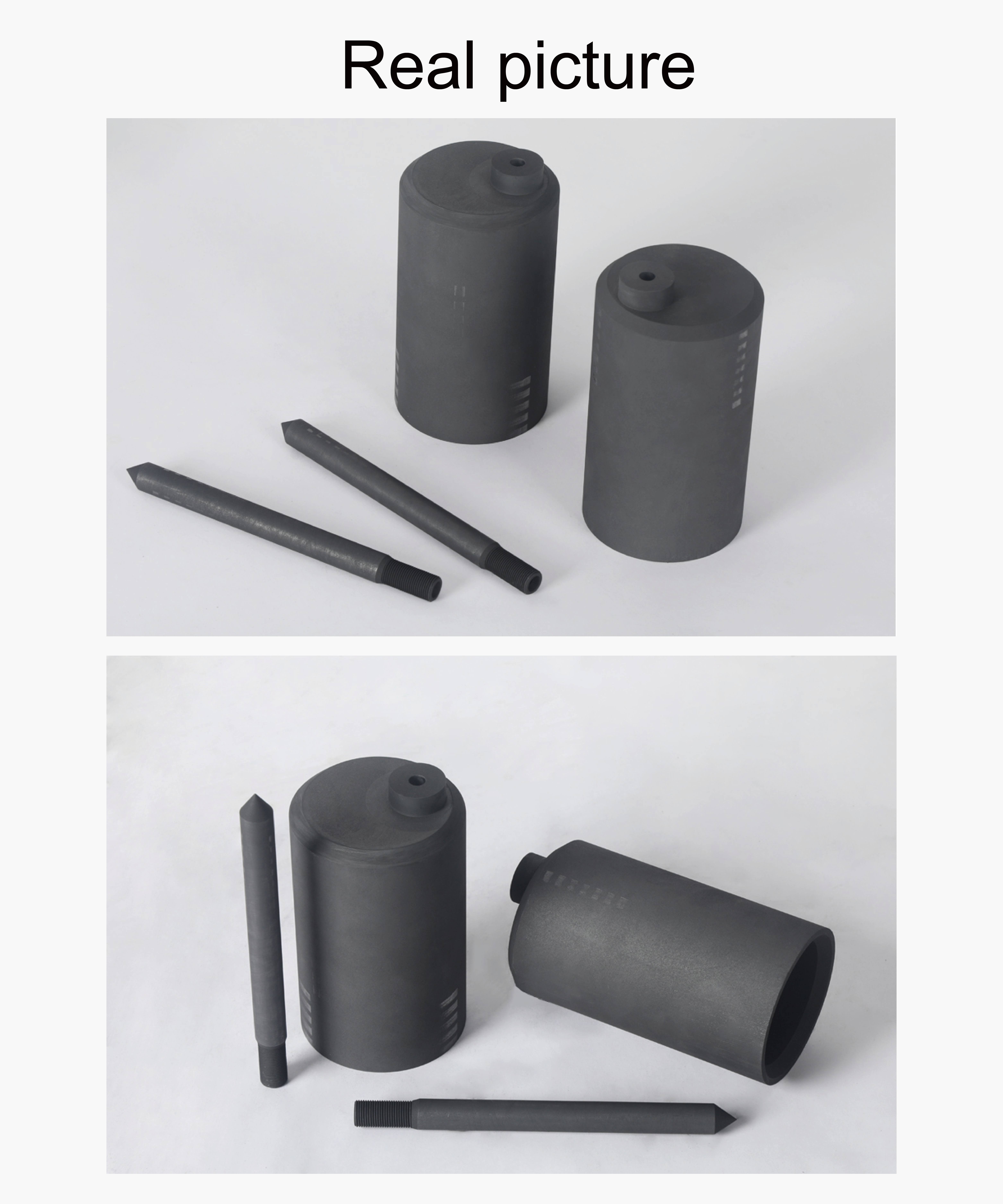 Graphite Casting Crucible & Stopper For VPC063