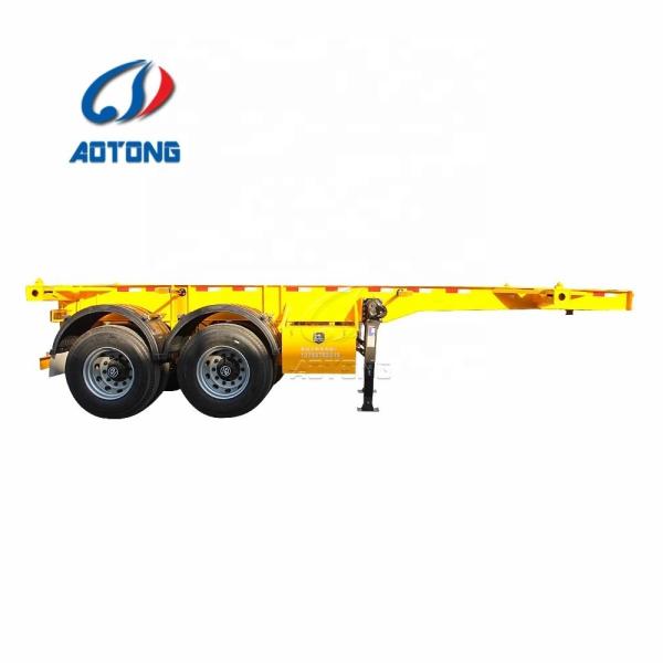 Venda de reboque de caminhão 20ft 40ft 45ft esqueleto Semi 40ft contêiner esqueleto chassis trailer