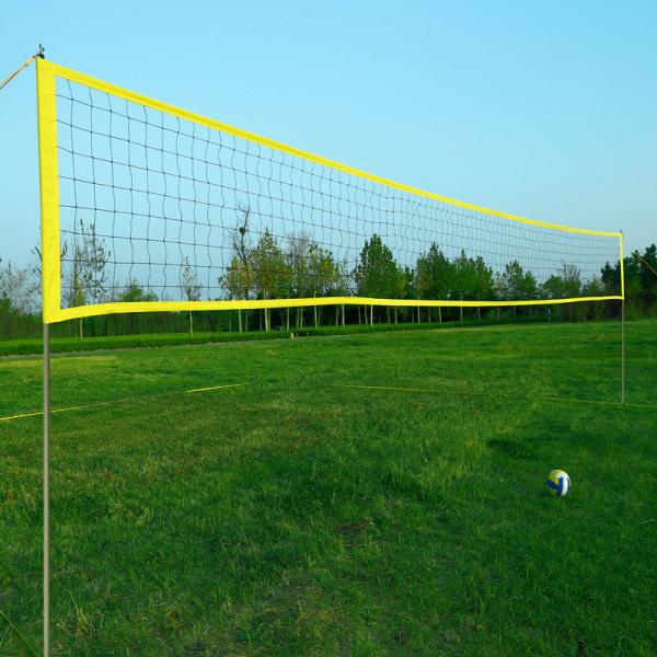 Outdoor beach Volleyball set portable Volleyball net stand system on grass