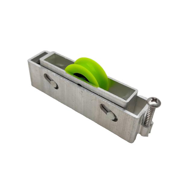Nylon Aluminium Pantry Door Roller Wheel 33mm For Sliding glass Window 50kg Load