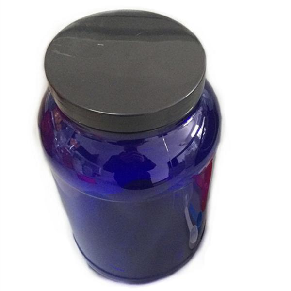 PET Plastic Powder Canister 3000ml Plastic Dog Treat Container Jar SGS