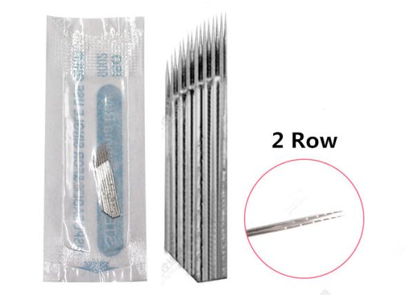 Eyebrow Tattoo Shading Needles Stainless Steel With 1Row , 2Row , 3Row Model