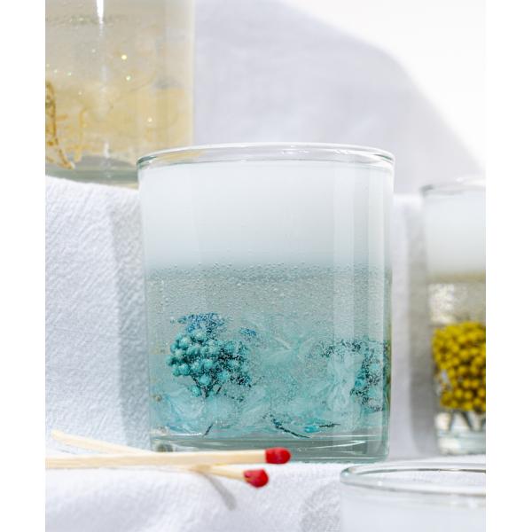 Handmade Dried Flower Scented Candle For Healing And Relaxation