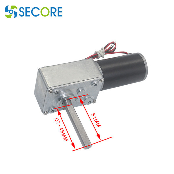 металл OEM афиши вращающего момента 24V мотора шестерни червя DC 70rpm высокий