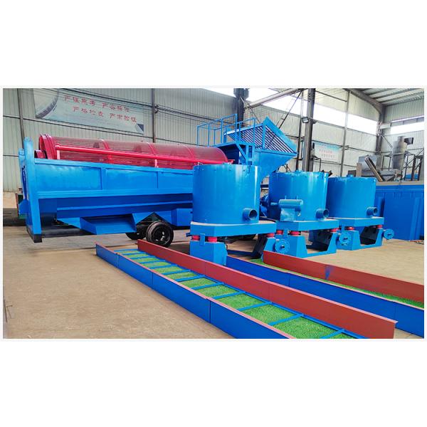 Alluvial Gold Mining Equipment Trommel Washing Plant for 50-500 Tons Per Hour Capacity
