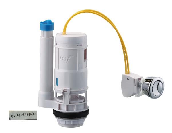 Flush Valve Double Cable Control Compact Design For 2 PC Toilet Dual Flush From Xiamen China