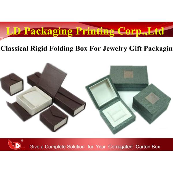 Classical Rigid Folding Box For Jewelry Gift Packaging